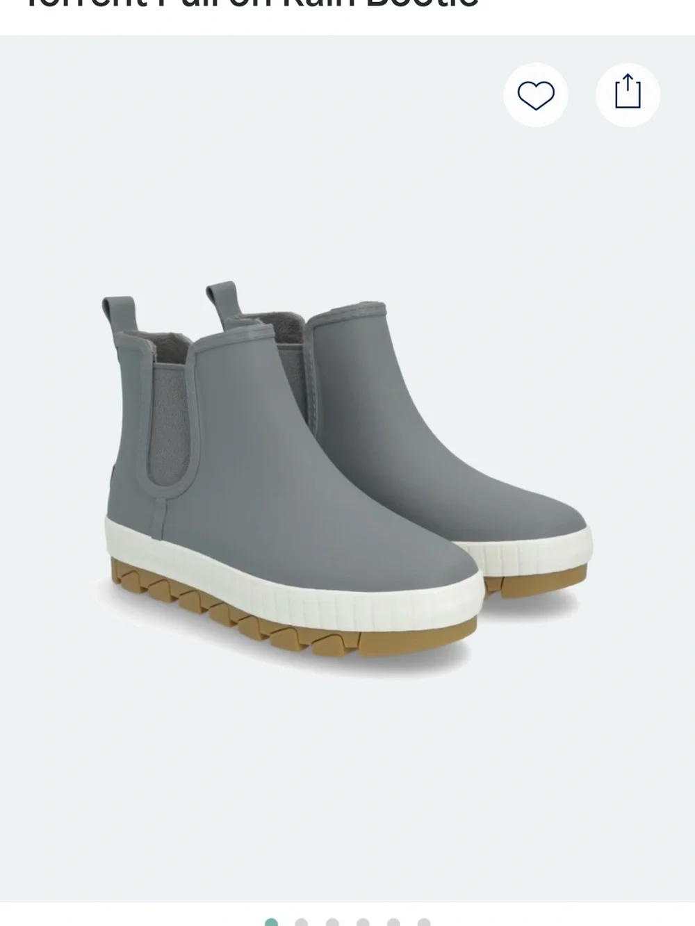Sperry Pull-on Rain Booties